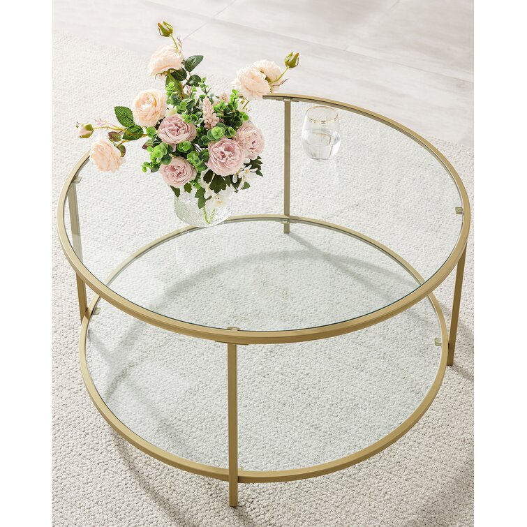 Wayfair gold 2024 coffee table